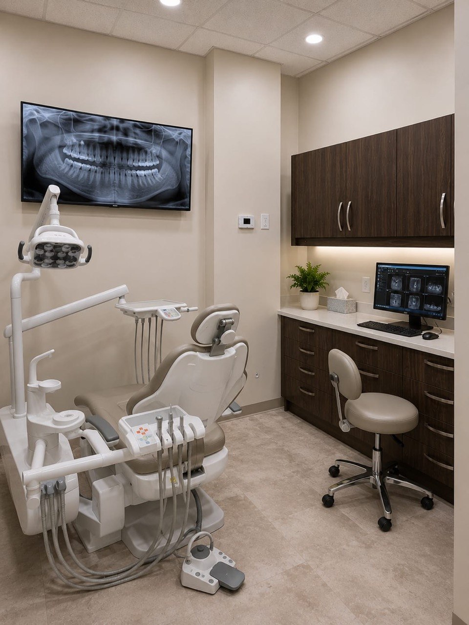 Clinical workspace at Easy Smiles Dentistry, Windsor